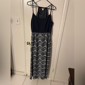 J. Crew long Dress  side Zipper size 12